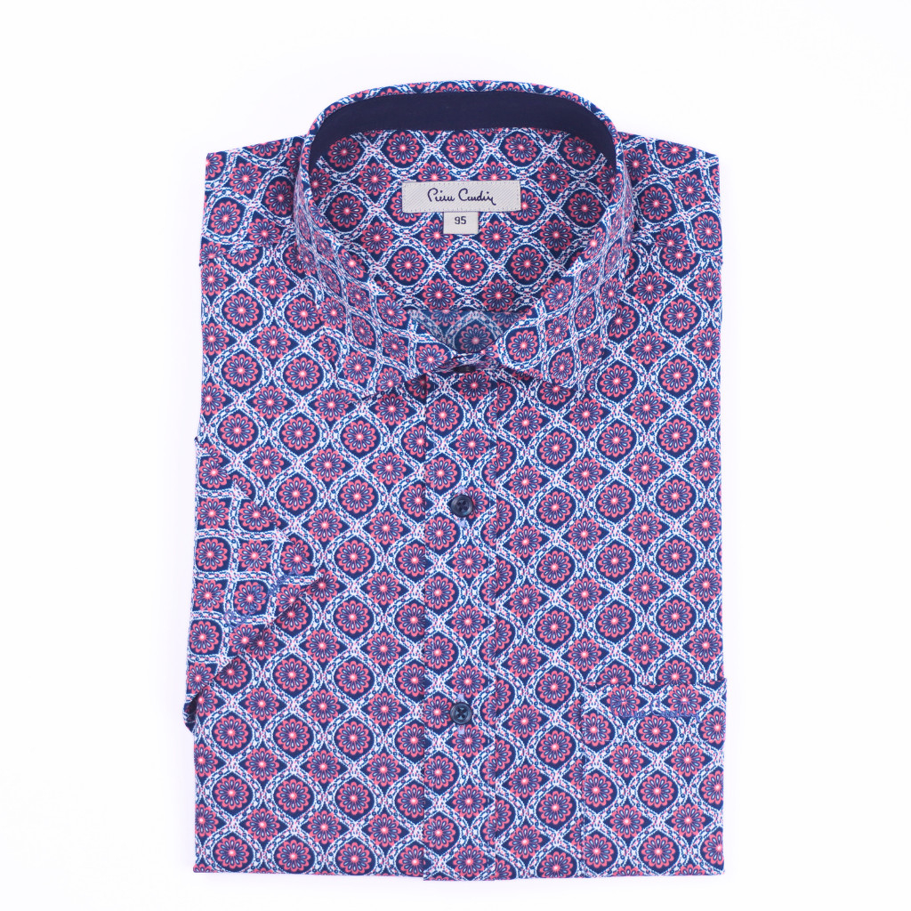 Áo sơ mi nam ngắn tay Pierre Cardin cao cấp xuất Hàn 100% cotton dáng Regular ACN018 | Korea Outlet