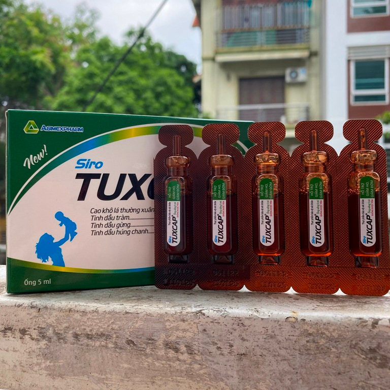 Bổ phế ngậm ho dạng siro, giảm viêm đau họng SIRO TUXCAP