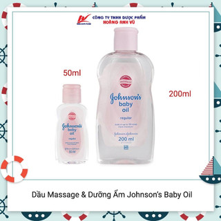 (HÀNG CTY) JOHNSON'S BABY OIL - DẦU MASSAGE DƯỠNG ẨM CHO BÉ