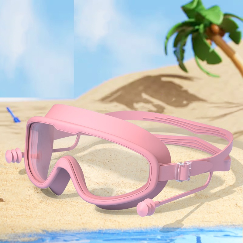 Kính Bơi Ngăn Nước Và Chống Sương Mù Gọng Lớn cho bé