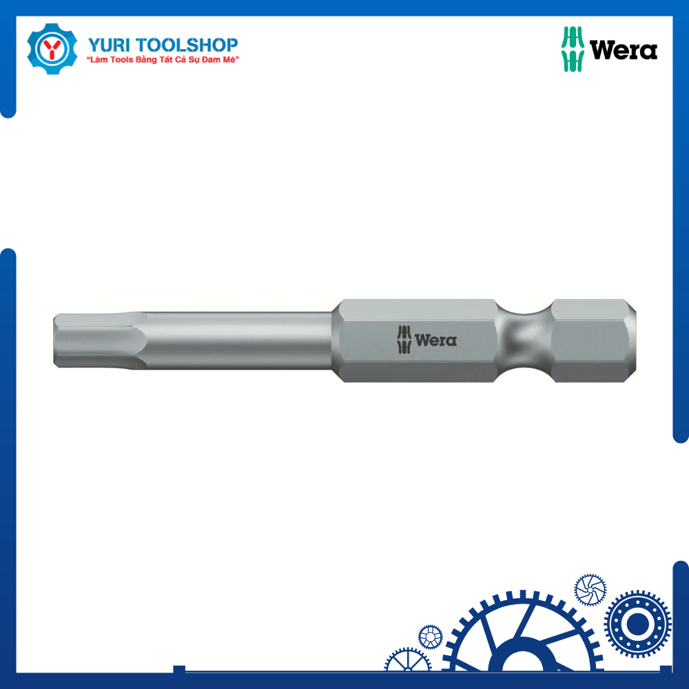 Đầu Vít Lục Giác Wera 840/4 Z Hex-Plus (Size 0,9 - 8)