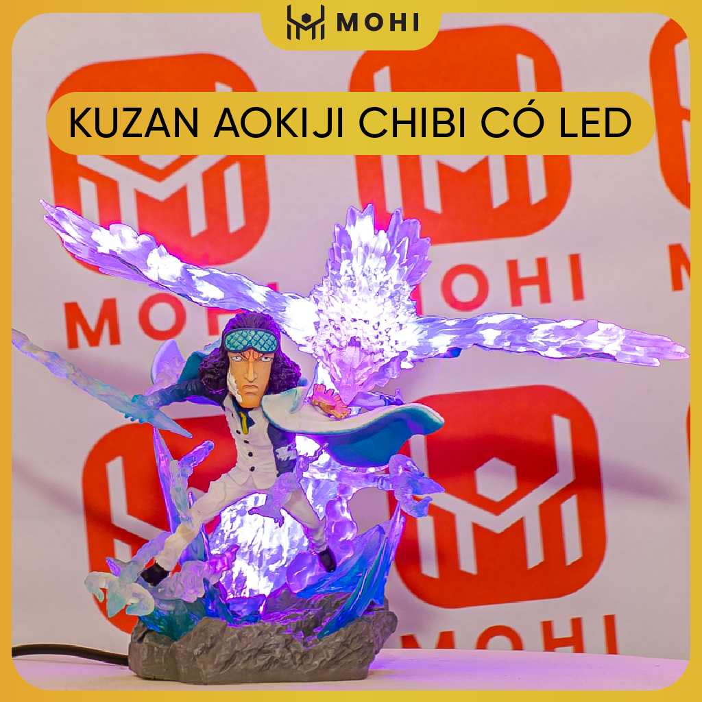 [Có bản LED] - Đô đốc hải quân Kuzan Aokiji, mô hình OnePiece Figure Đô đốc hải quân Aokiji Kuzan Mohi Shop, mô hình One