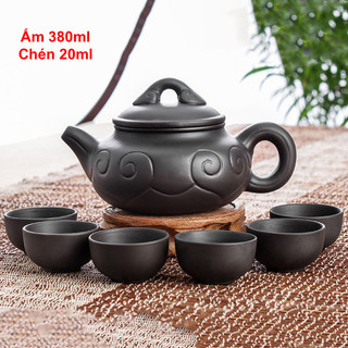 ẤM TỬ SA NGHI HƯNG KÈM 6 CHÉN