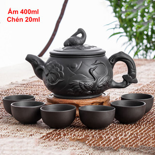 ẤM TỬ SA NGHI HƯNG KÈM 6 CHÉN