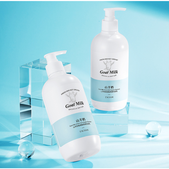 SHAMPOO GOAT MILK - DẦU GỘI MƯỢT TÓC CHỐNG RỤNG TÓC CHIẾT XUẤT SỮA DÊ 500ml
