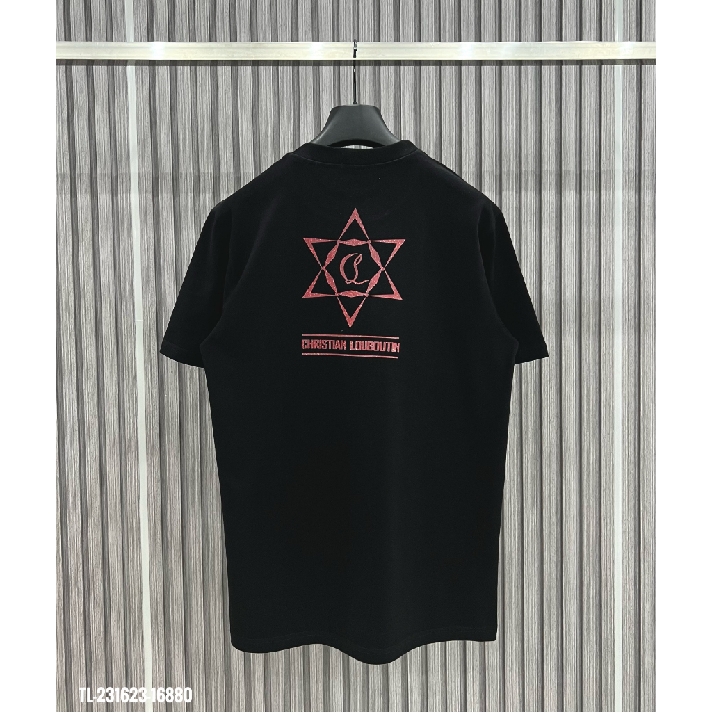 Áo Thun Nam Nữ Họa Tiết Logo Đôi Môi Kim Tuyến Cao Cấp - Áo Phông Siêu Cấp Chất Cotton Cổ Bo Dày Dặn trend hè 2023