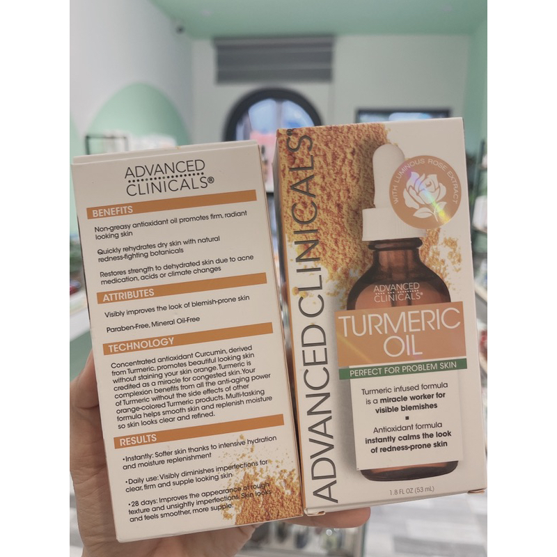 Serum Nghệ Dưỡng Sáng Da Chống oxy Hoá Advanced Clinicals 53ml