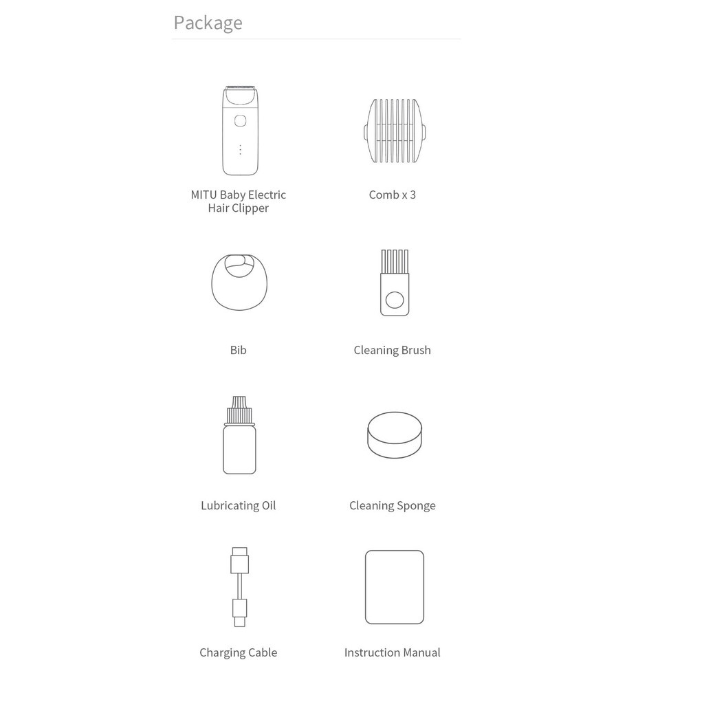 Tăng đơ cắt tóc trẻ em Xiaomi MITU DIEL0384, Tông đơ tiện lợi chính hãng robotic_hn_4.0