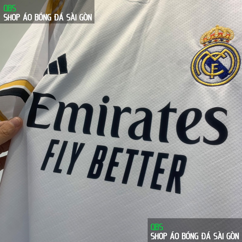 Bộ áo bóng đá clb Real Madrid sân nhà 23/24 vải thái cao cấp
