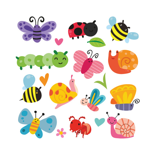 Sticker UV DTF chống nước trang trí bình nước, chén ăn cho bé