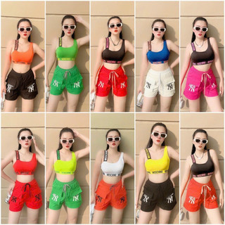 Ao bra moschino chất thun có sẵn đệm siêu xinh