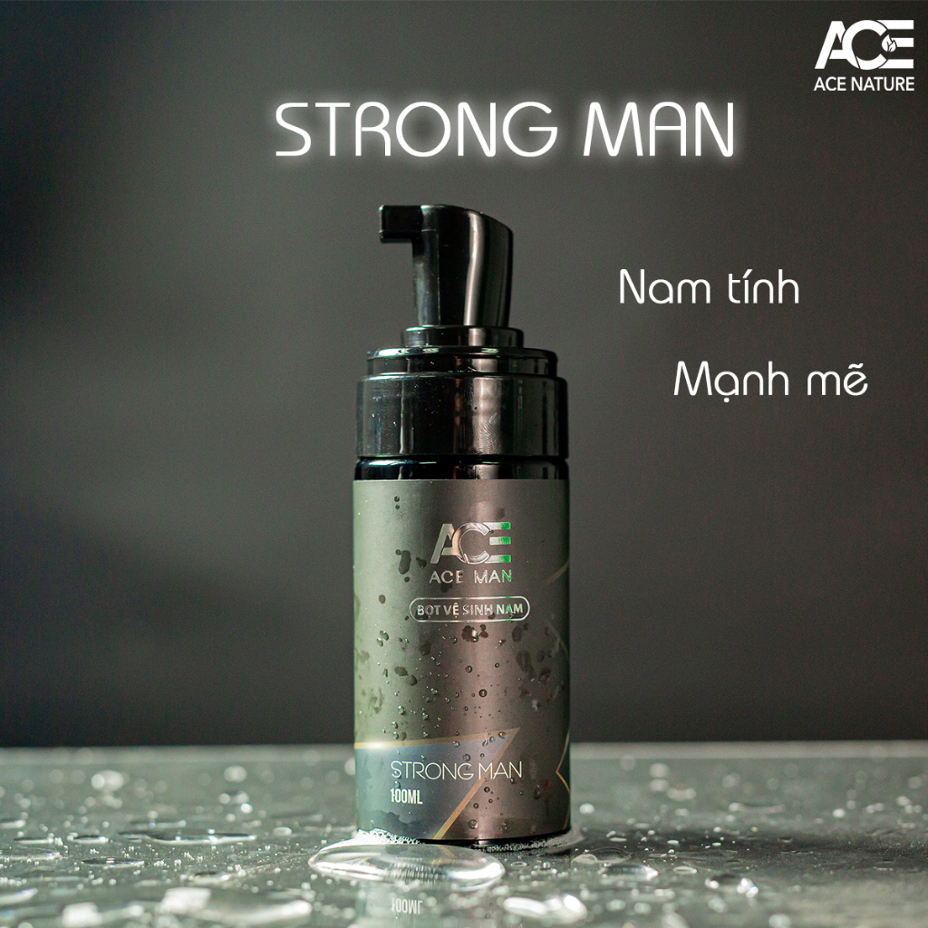 Set 3 chai bọt vệ sinh cho nam ACEMAN 100ml/chai 3 mùi hương nước hoa nam tính