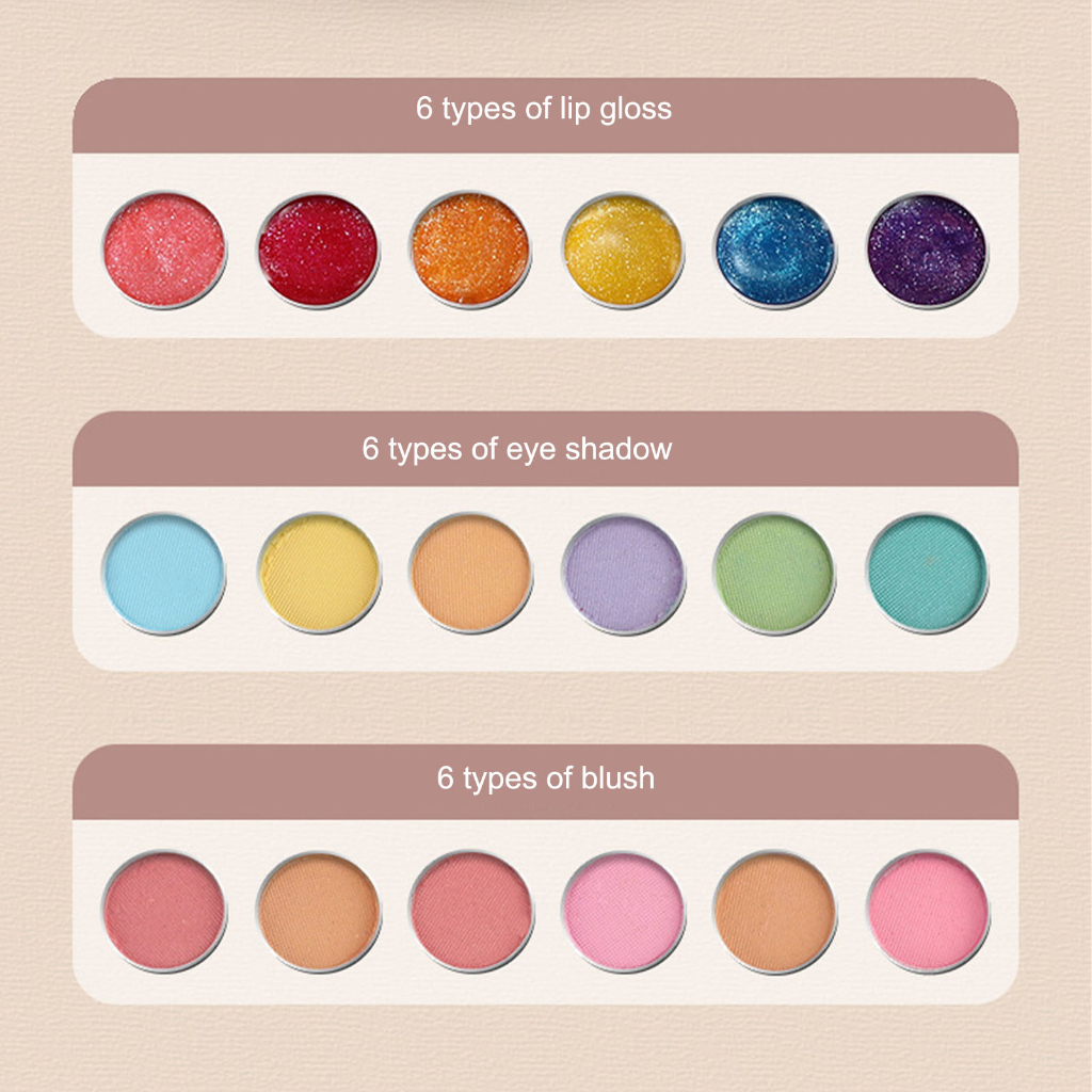 Bộ mỹ phẩm đồ chơi trang điểm 33 món không độc hại thích hợp cho bé