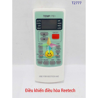 Điều khiển kiểu YKR-H/009E mặt cười thay thế cho điều hòa REETECH