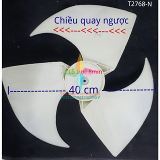 Cánh quạt nhựa 3 cánh, đường kính 40 cm, lỗ trục 8mm