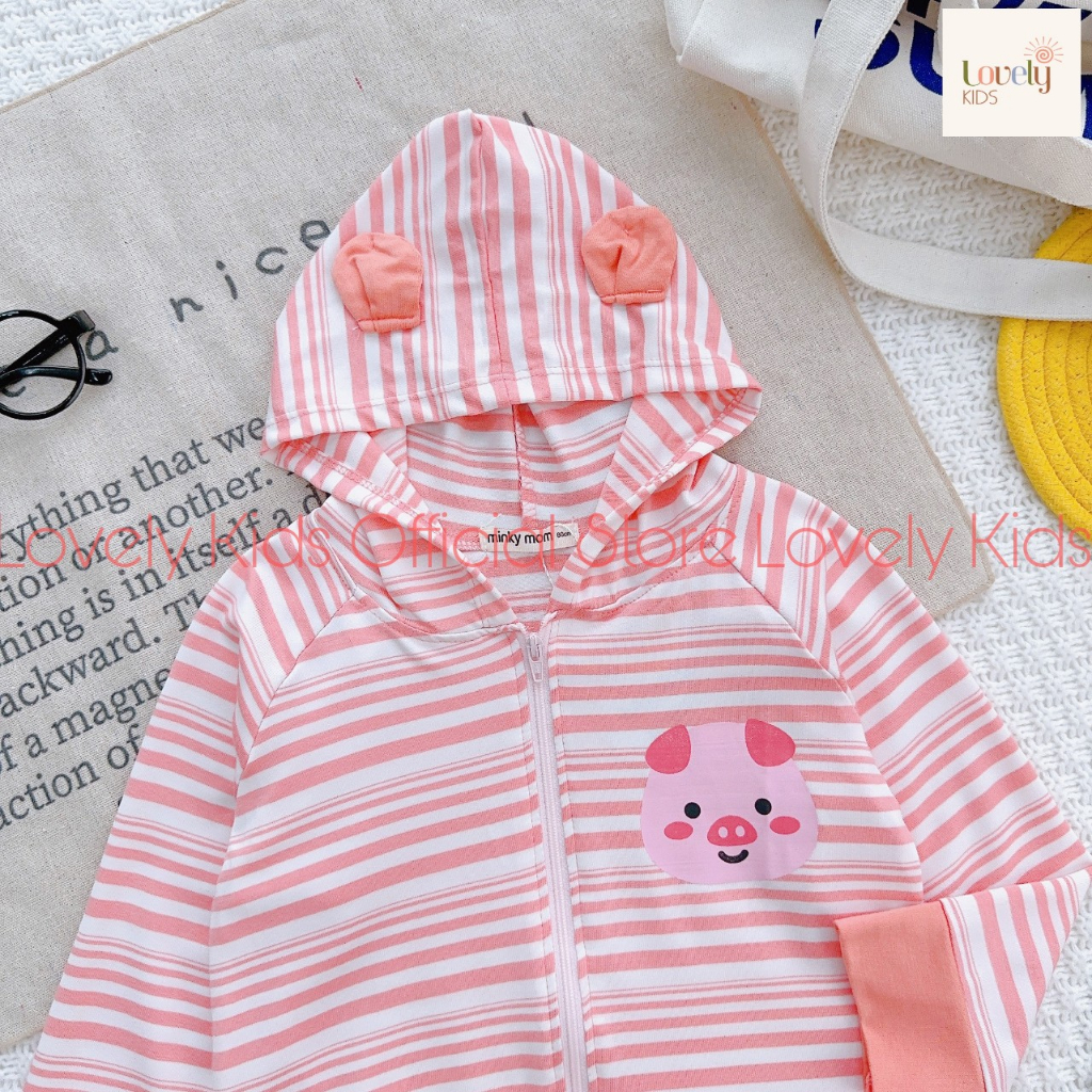 Áo Khoác Chống Nắng Cho Trẻ Em Bé Trai Bé Gái 8-22kg MINKY MOM  Áo Khoác Cho Em Bé Trai Gái ÁO KHOÁC MỚI