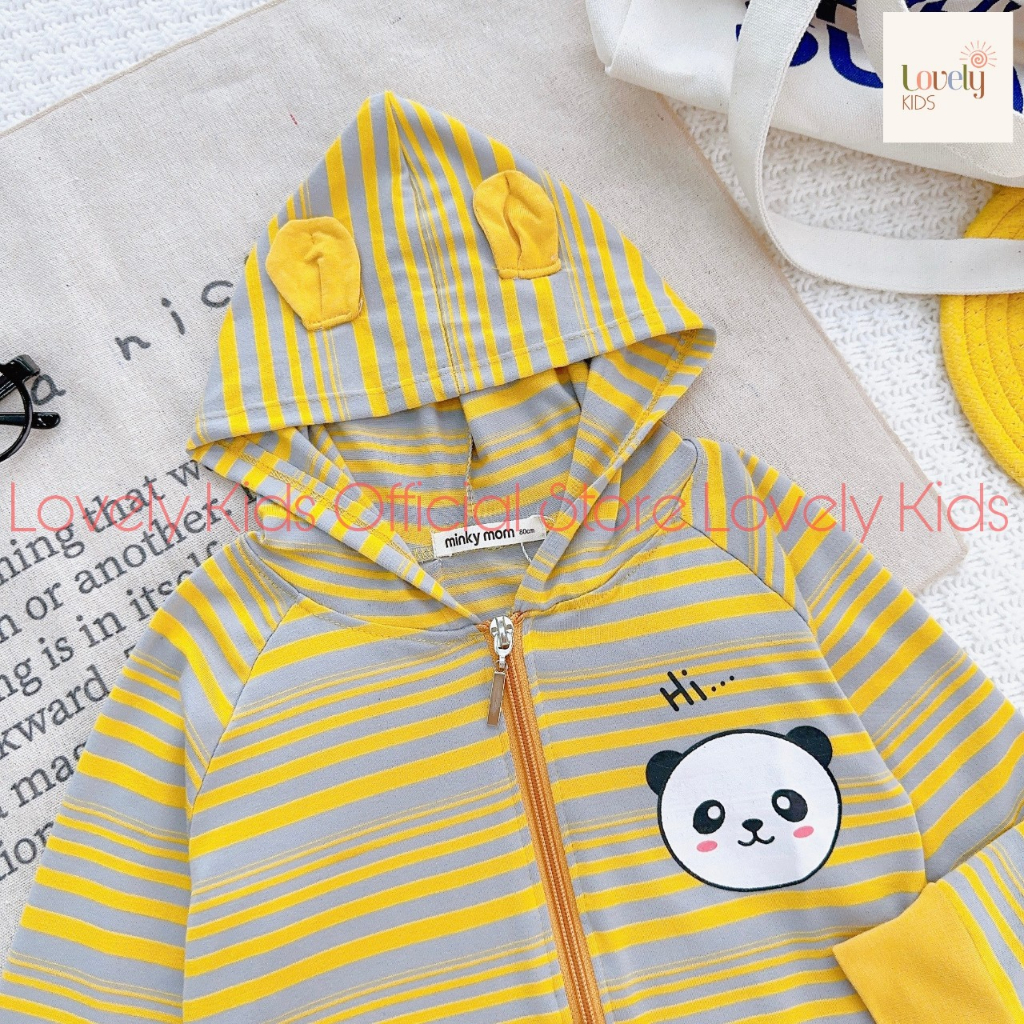 Áo Khoác Chống Nắng Cho Trẻ Em Bé Trai Bé Gái 8-22kg MINKY MOM  Áo Khoác Cho Em Bé Trai Gái ÁO KHOÁC MỚI