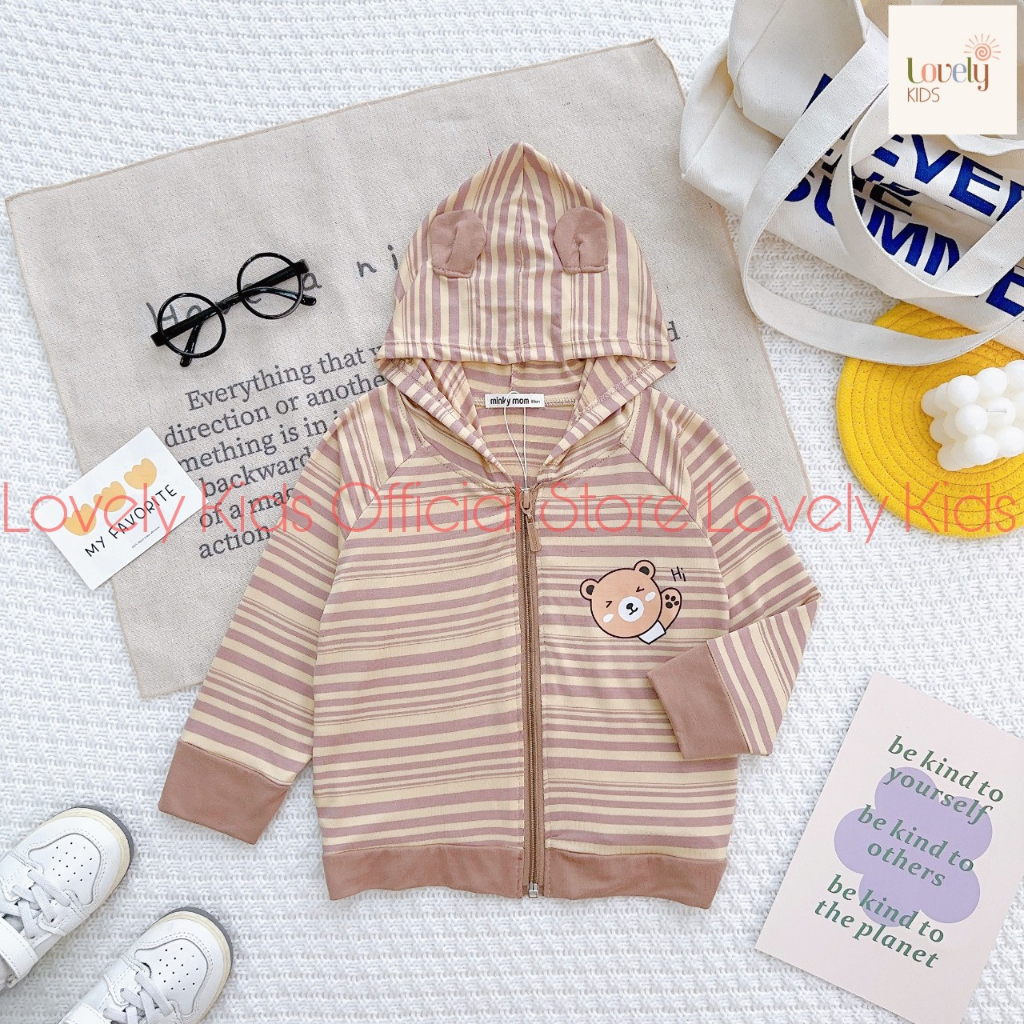 Áo Khoác Chống Nắng Cho Trẻ Em Bé Trai Bé Gái 8-22kg MINKY MOM  Áo Khoác Cho Em Bé Trai Gái ÁO KHOÁC MỚI