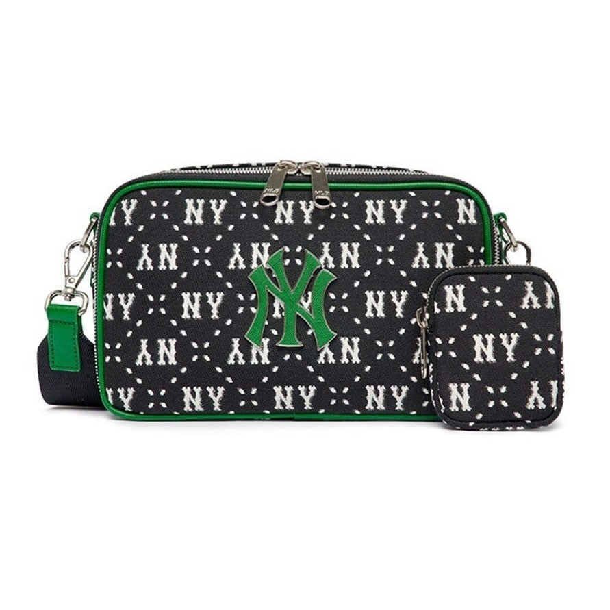 Túi Đeo Chéo MLB Diamond Monogram Jacquard Crossbody Bag - Kem - CODE :3ACRM013N-43SAL