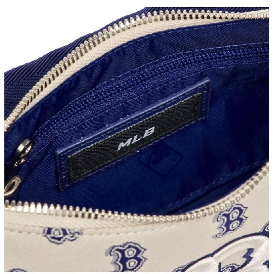 Túi MLB Monogram Jacquard Shoulder Bag Boston Red Sox 3ABQS012N-43BGL