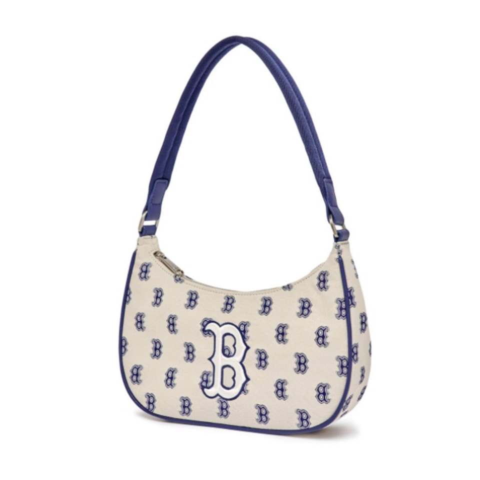 Túi MLB Monogram Jacquard Shoulder Bag Boston Red Sox 3ABQS012N-43BGL