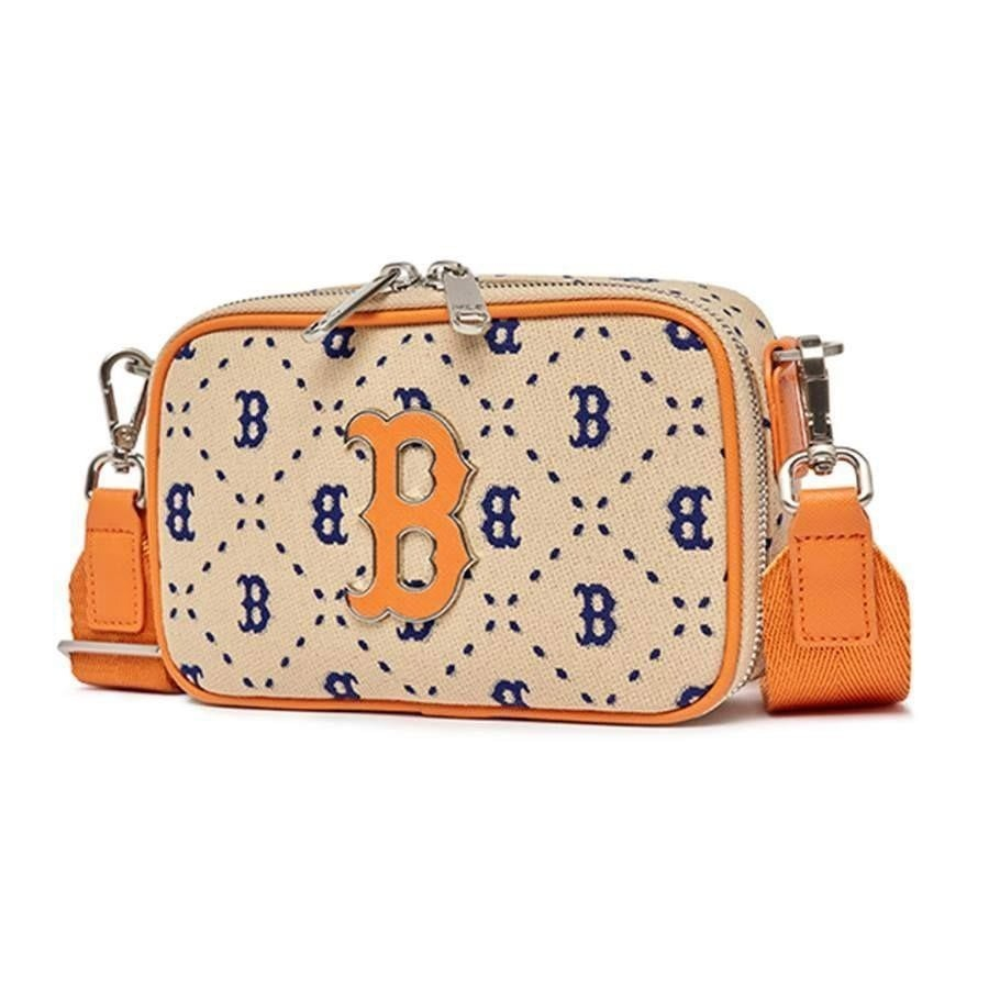Túi Đeo Chéo MLB Dia Monogram Jacquard Mini Boston Red Sox - Kem - CODE : 3ACRS013N-43SAL