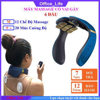Máy massage cổ vai gáy 4 đầu công nghệ Nhật Bản