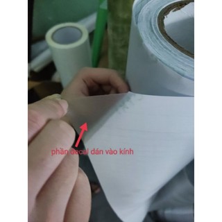 combo 5mx1.2m giấy dán kính cát mờ