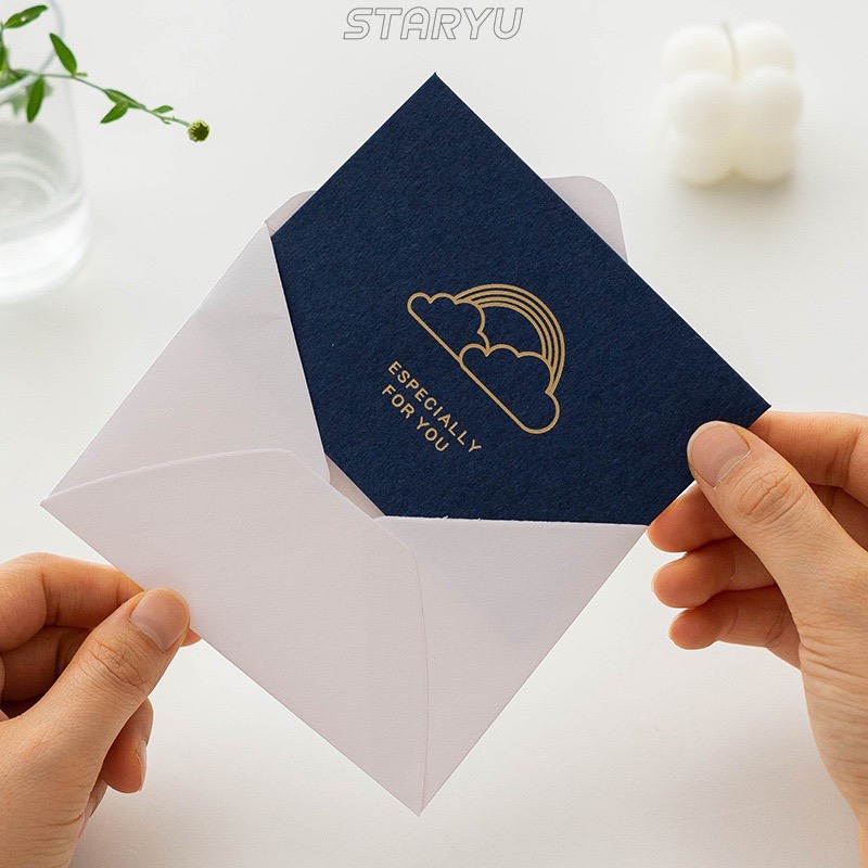 THIỆP SINH NHẬT CHÚC MỪNG 2 MẶT MÀU SẮC