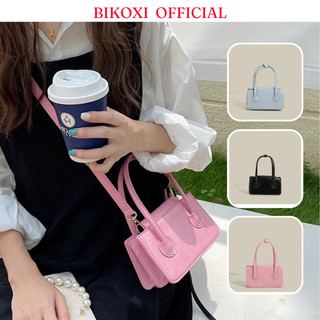 Túi xách nữ mini kèm dây đeo màu sắc basic dễ phối đồ