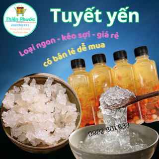 Tuyết yến nấu CHÈ DƯỠNG NHAN - túi 500g - loại viên to (giá sale 79K)