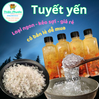 Tuyết yến loại hạt nhỏ, ngâm nhanh nở và kéo sợi nhiều - gói 500gr (giá sale 78K)