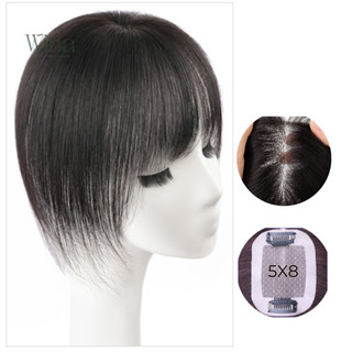 Mái hói phủ đỉnh mái thưa siêu da 3d 5x8 bằng tóc thật mh-912 | winawigs