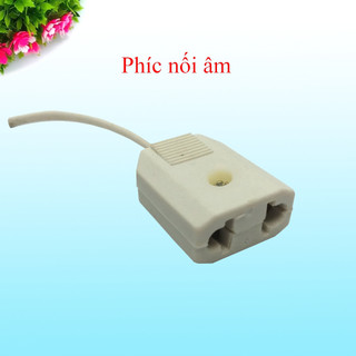 Phích Nối Âm Loại Tốt Thi Công Tiện Dụng - Phích Âm - Ổ Cắm Đơn Có Dây