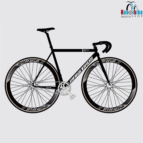 Xe Fixed Gear Magicbros CX-5 màu đen khung thép siêu bền đẹp