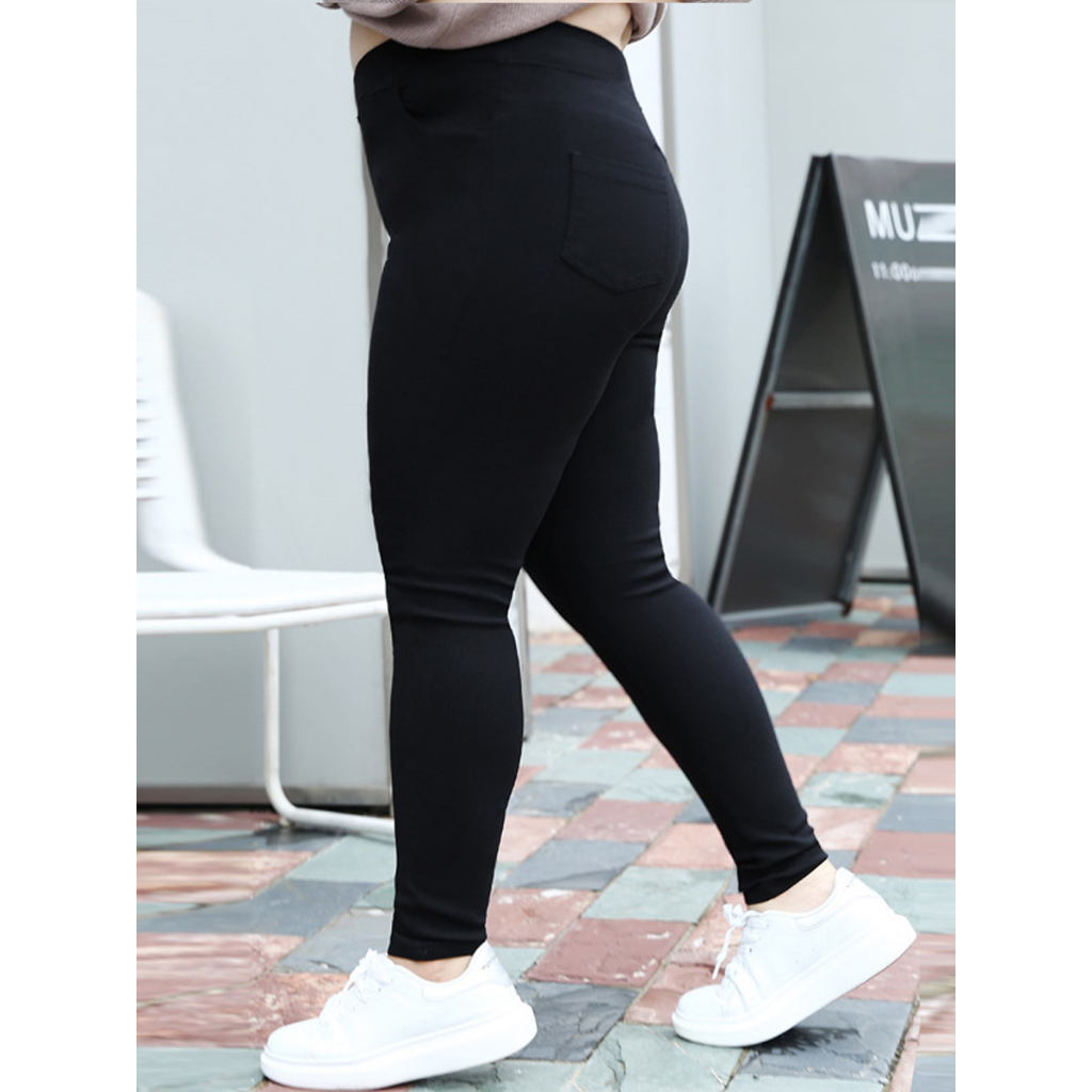 Quần Legging Bigsize 60 - 100kg Tập Gym , Chất Umi Mền Mịn , Co Giãn Ko Bai Nhão - MÃ QLLD150
