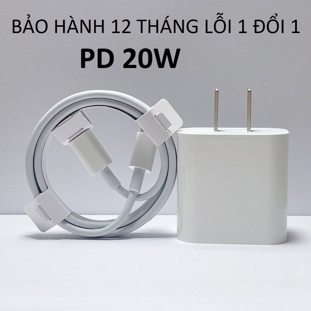 Bộ sạc nhanh pd 20w hch cho 8>14 bảo hành 12 tháng lỗi 1 đổi 1