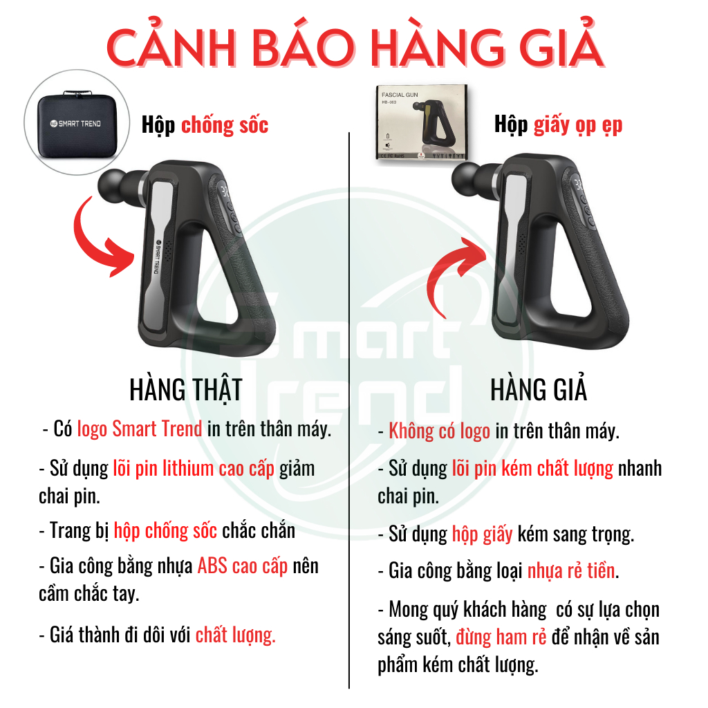 Máy massage cầm tay đấm lưng mát xa cổ vai gáy 8 đầu 32 chế độ cao cấp Smartrend MS32CĐ