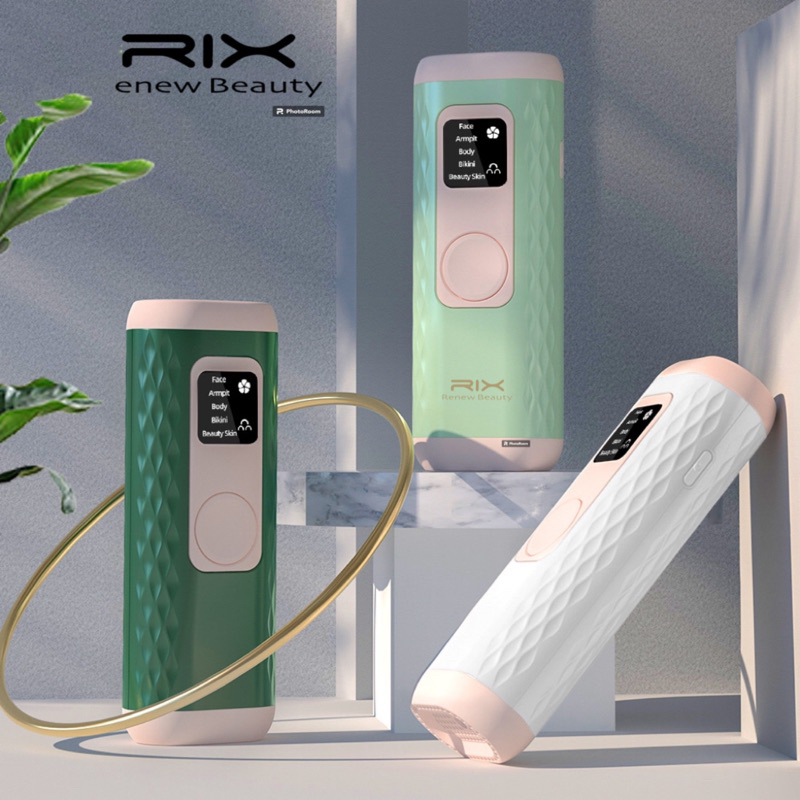 Máy triệt lông Lạnh RIX Renew Beauty 3in1 trẻ hoá nâng da triệt nóng và lạnh IPL X2 pro