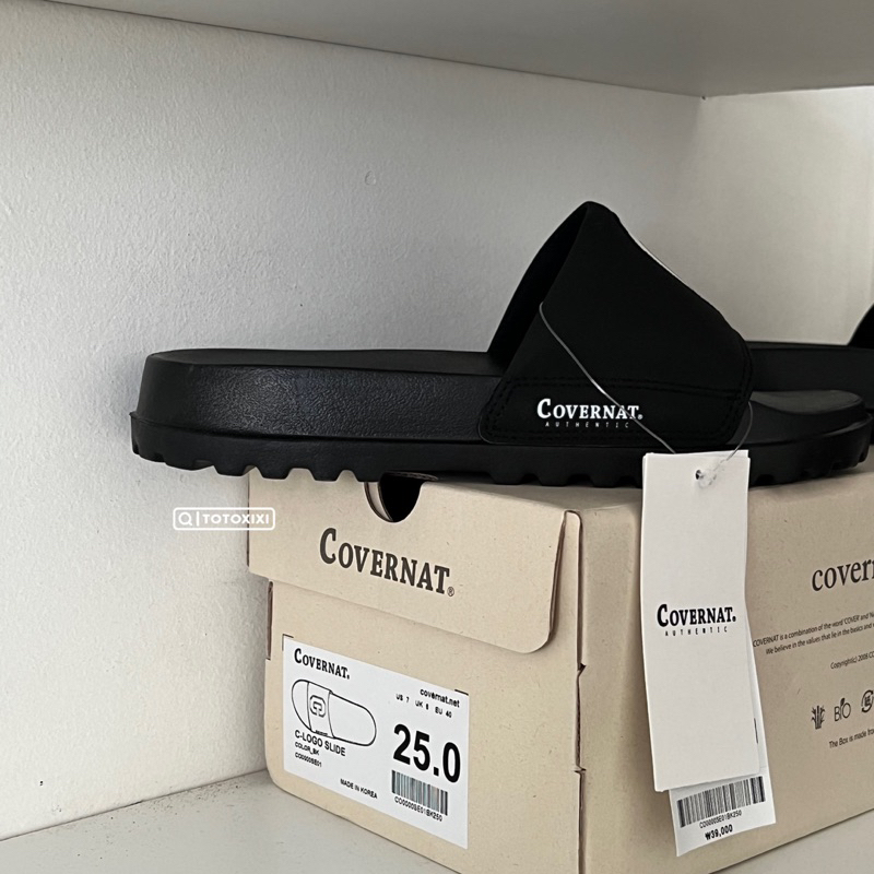 Dép Covernat in logo chữ C chính hãng đủ bill