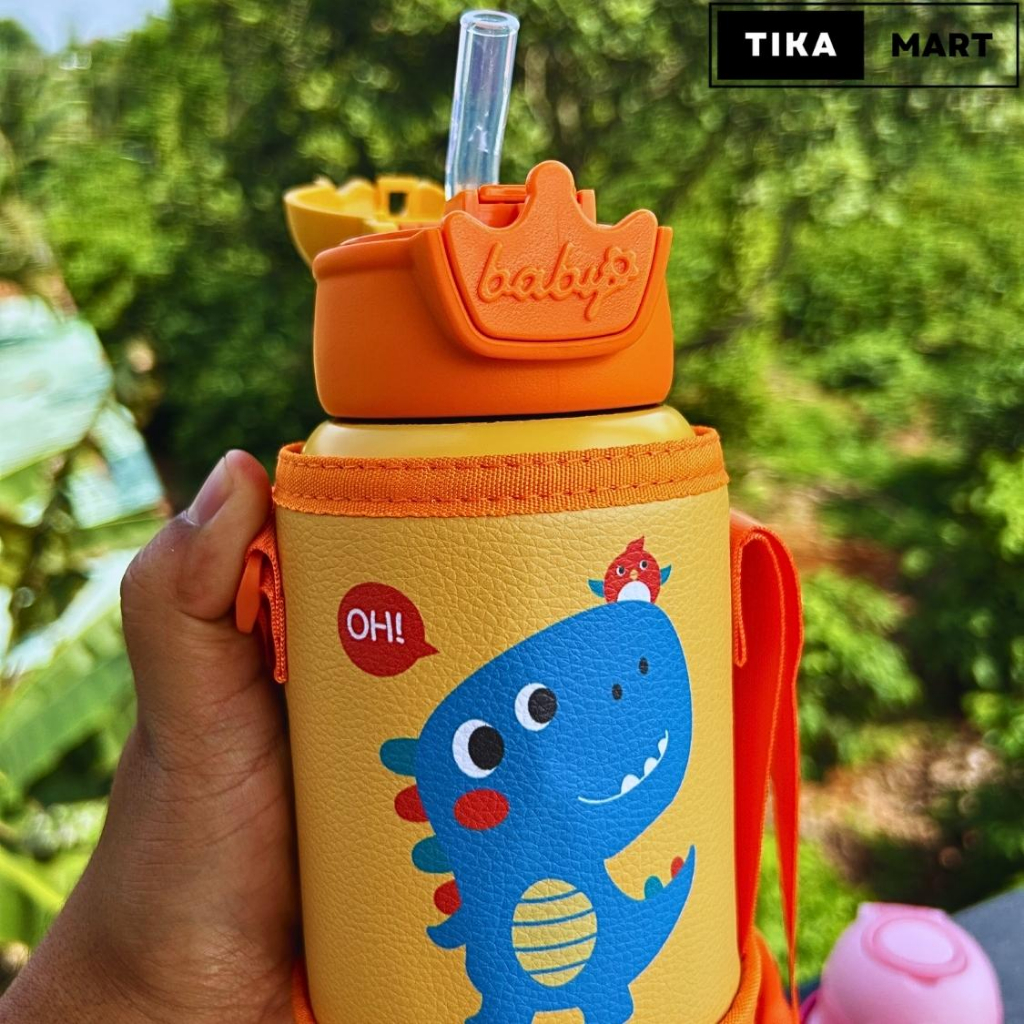 Bình nước giữ nhiệt cho bé đi học INOX 316 dung tích 500ml