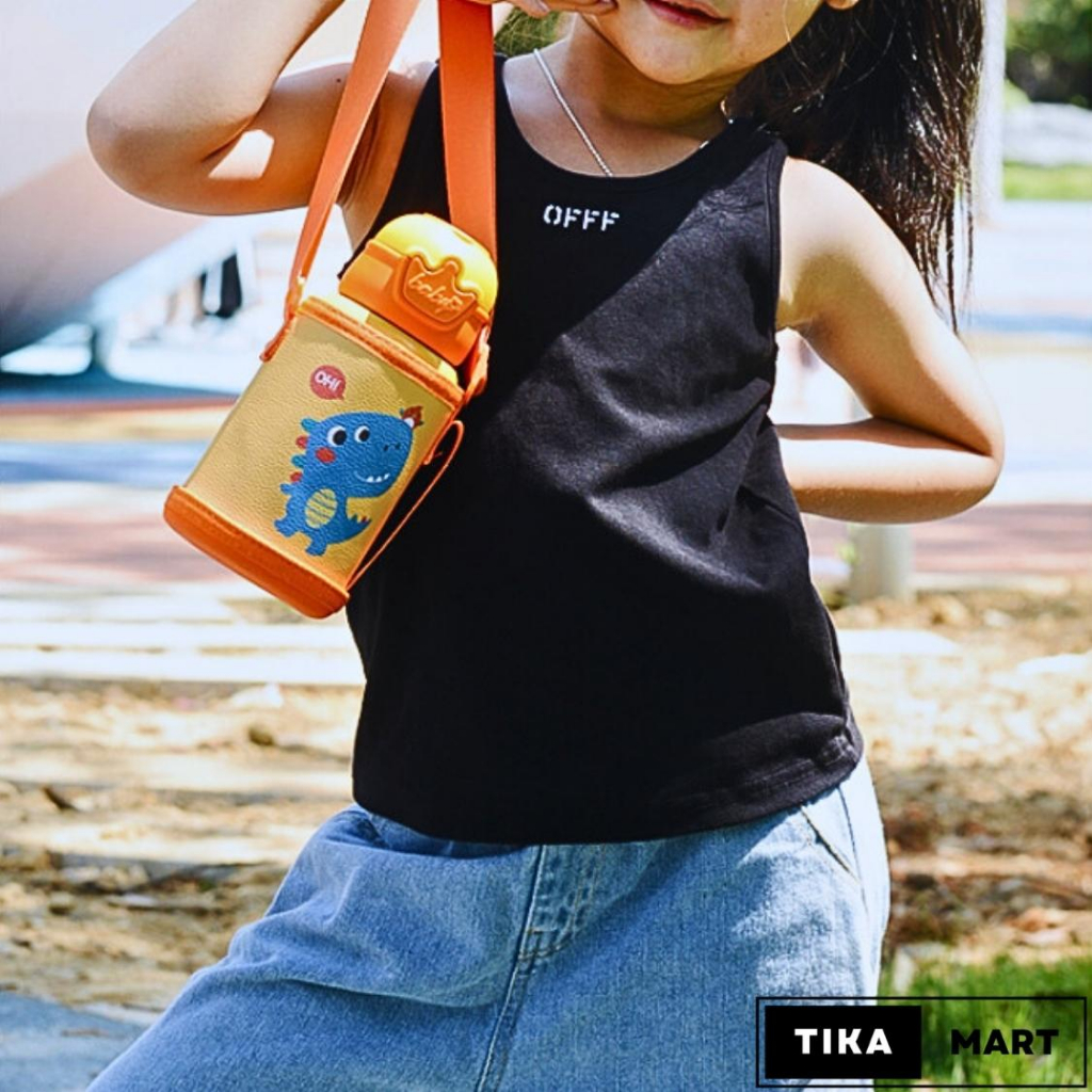 Bình nước giữ nhiệt cho bé đi học INOX 316 dung tích 500ml