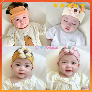 TỔNG HỢP CÁC MẪU BĂNG ĐÔ BẢN TO Hình Thú Dễ Thương, Turban Vải Thun Gân Cho Bé