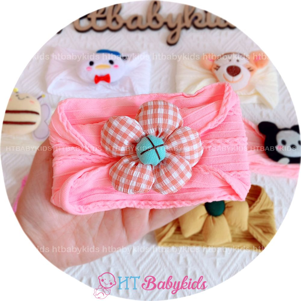 TỔNG HỢP CÁC MẪU BĂNG ĐÔ BẢN TO Hình Thú Dễ Thương, Turban Vải Thun Gân Cho Bé