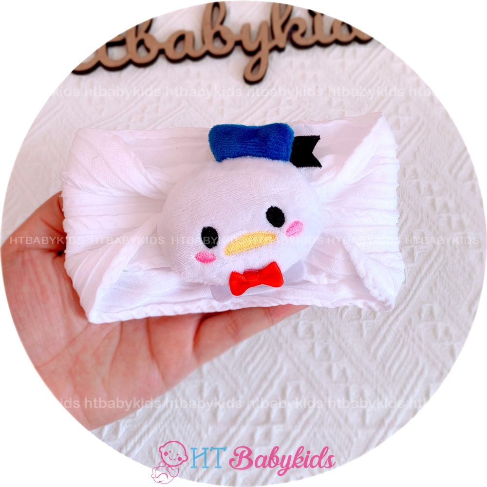 TỔNG HỢP CÁC MẪU BĂNG ĐÔ BẢN TO Hình Thú Dễ Thương, Turban Vải Thun Gân Cho Bé