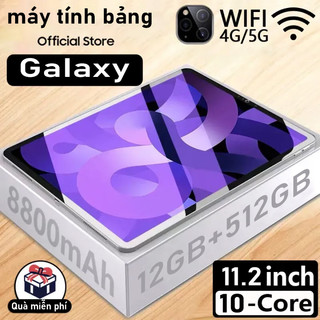 Máy tính bảng HP mới【12GB+512GB】11.2inch Galaxy máy tính bảng học văn phòng giải trí giá rẻ tablet PC y