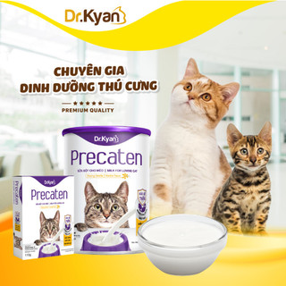 Sữa bột dinh dưỡng Dr Kyan Precaten cho Mèo, Hộp 110g/Lon 400g - Thơm Ngon Bổ Dưỡng Giúp Xương Chắc Khoẻ
