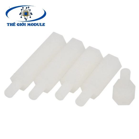 Trụ Nhựa Đực - Cái/ Cái - Cái 10mm (Combo 10 cái)