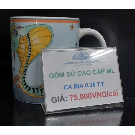 CA SỨ MINH LONG (CA BIA 0.36 TỴ) con rắn