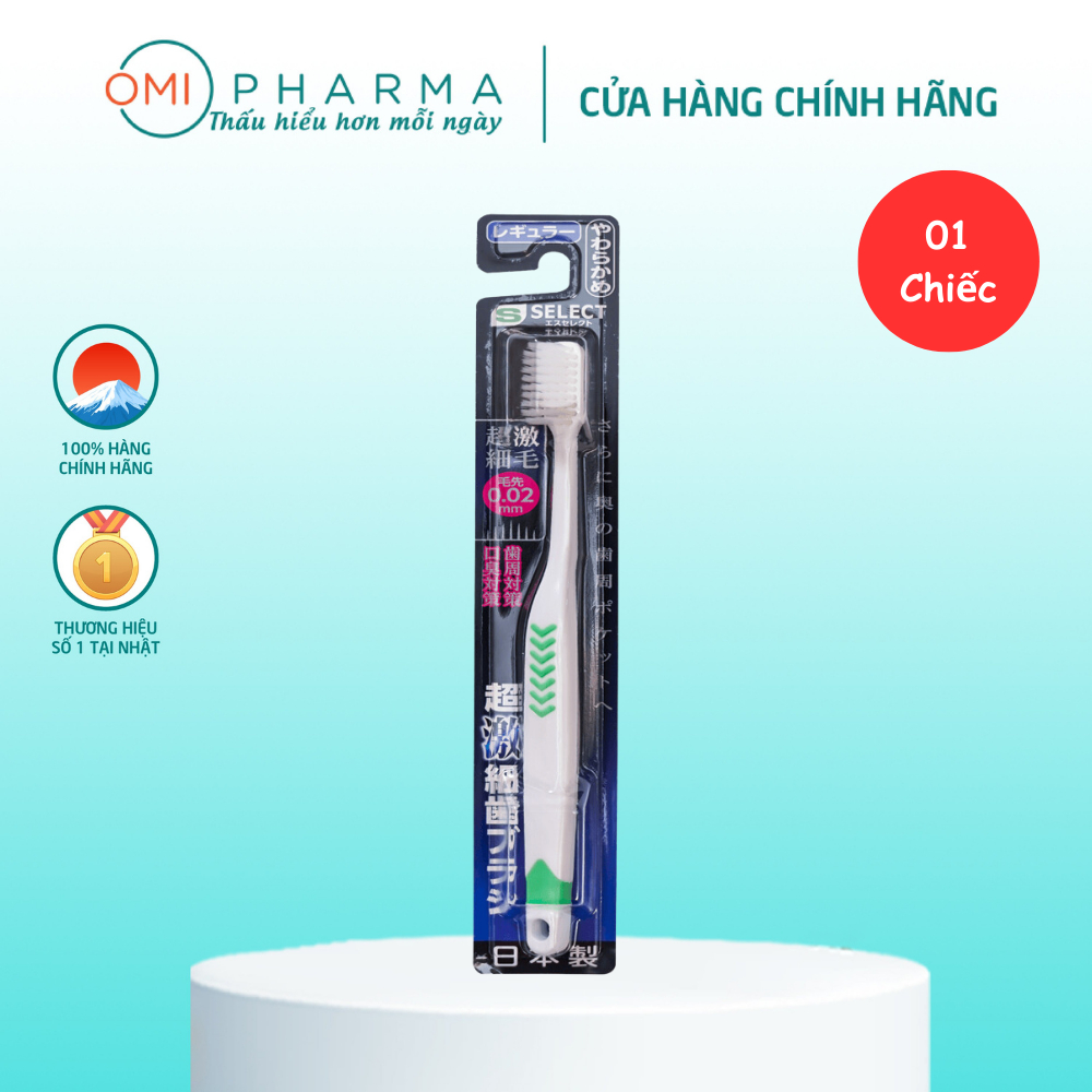 Bàn Chải Lông Siêu Mềm Đầu Rộng S Select Nhật Bản (1 Chiếc)